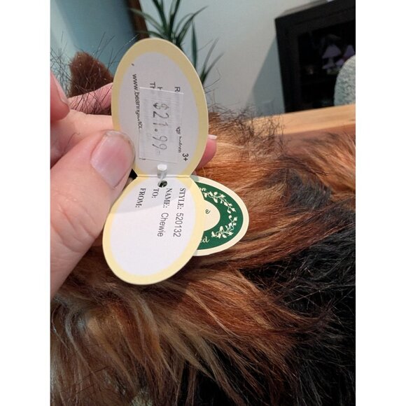 Plush Toy Yorkie Yorkshire Terrier 12” Dog 2006 Realistic Bearington Collection - Picture 4 of 11